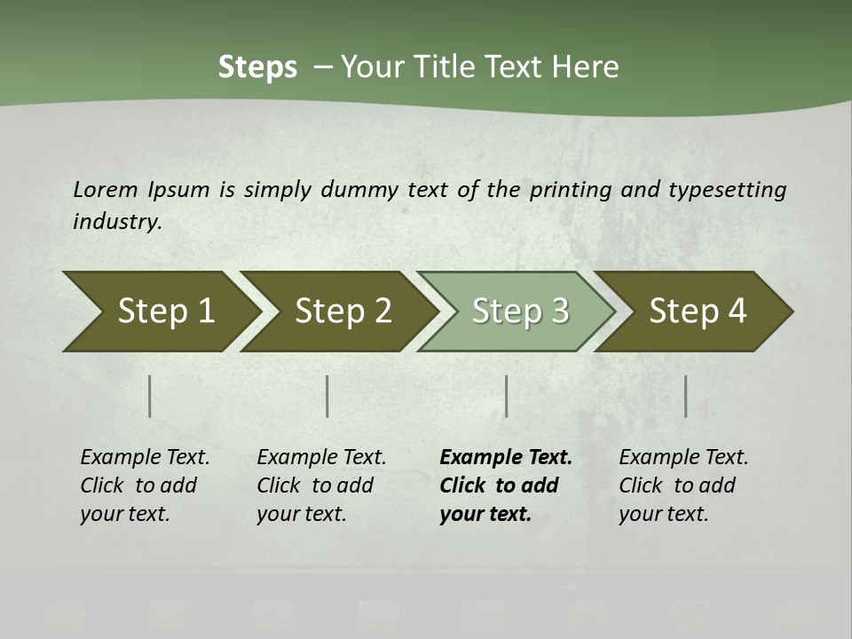 Empty Analog Background PowerPoint Template