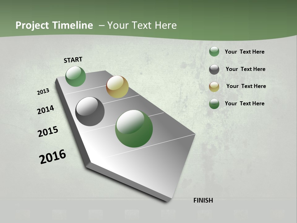 Empty Analog Background PowerPoint Template