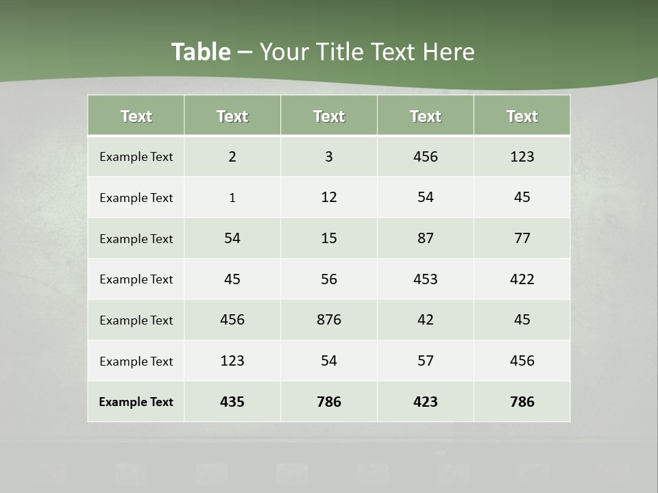 Empty Analog Background PowerPoint Template