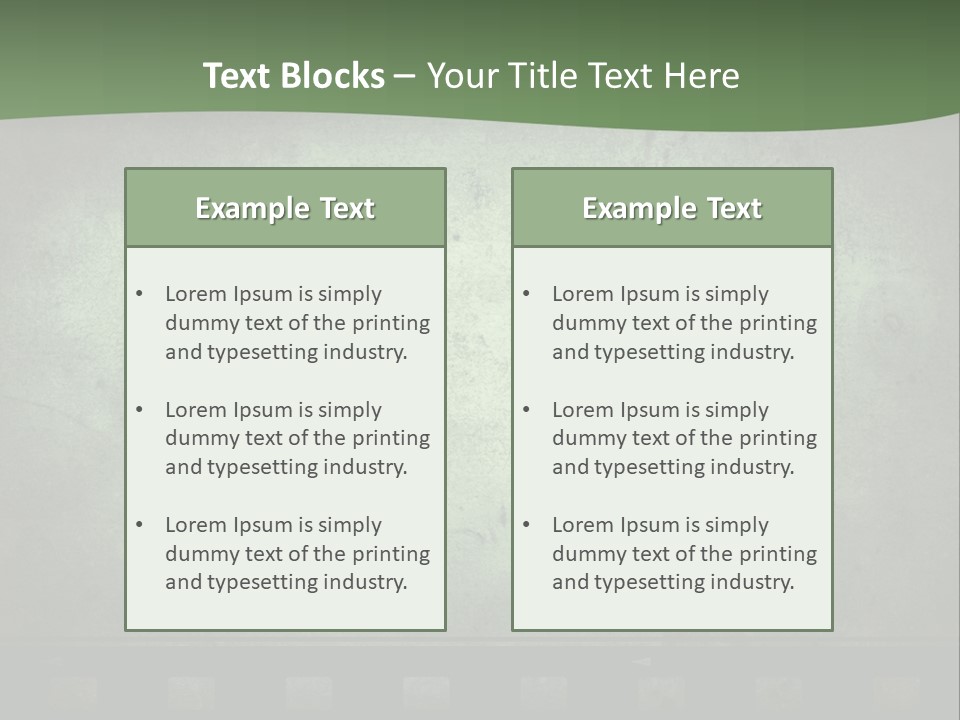Empty Analog Background PowerPoint Template