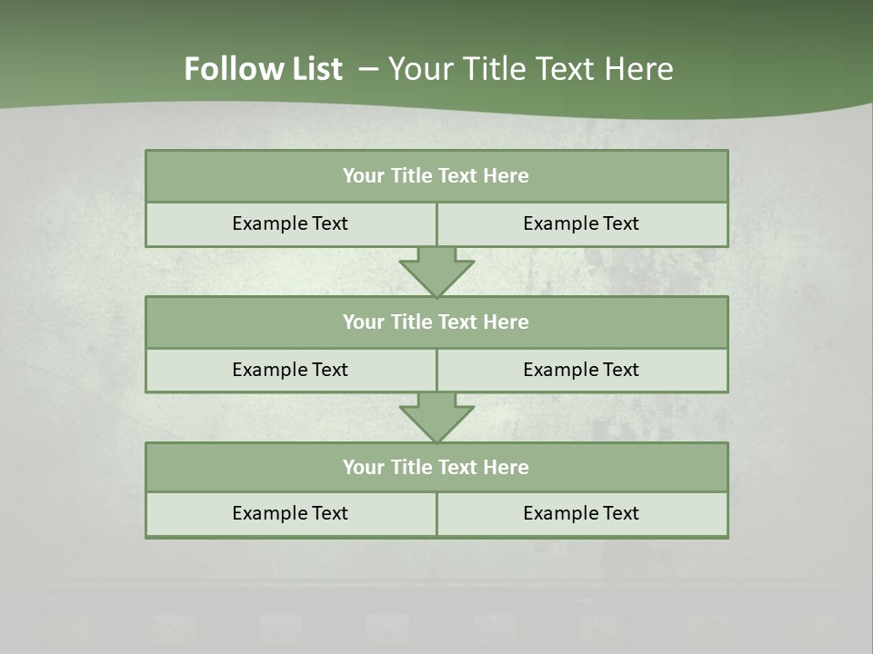 Empty Analog Background PowerPoint Template