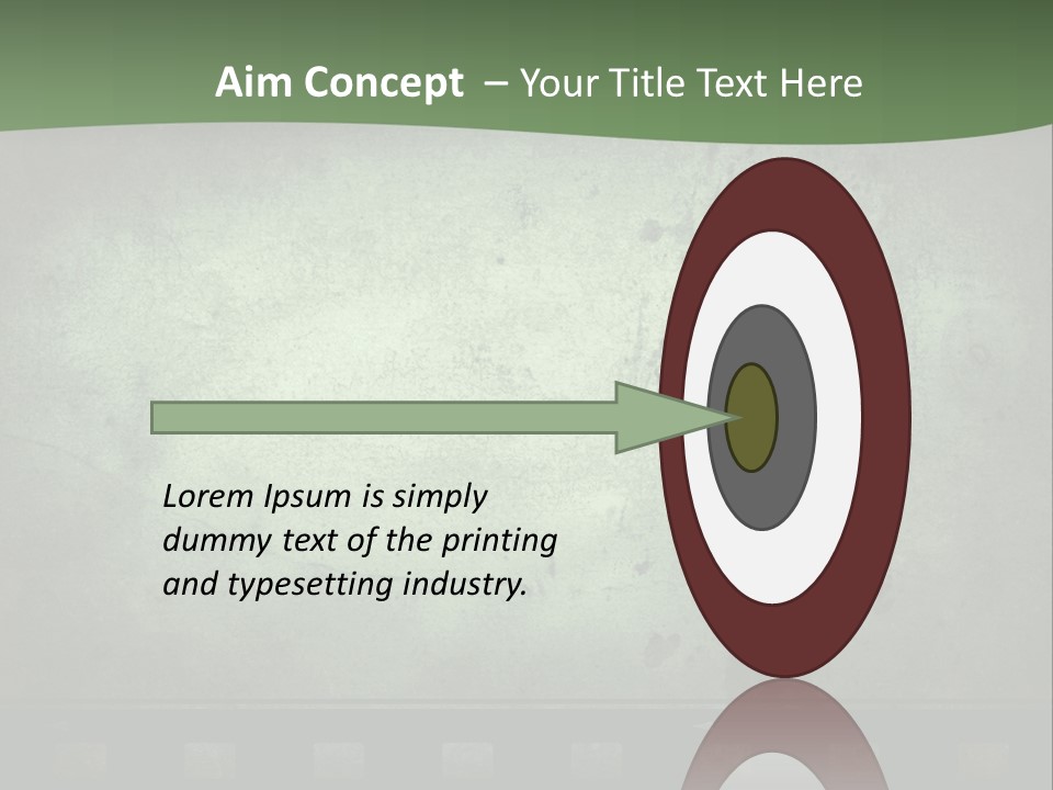 Empty Analog Background PowerPoint Template