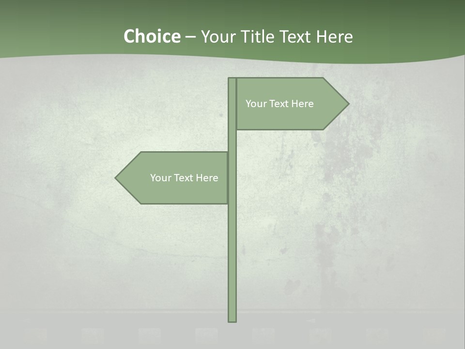 Empty Analog Background PowerPoint Template