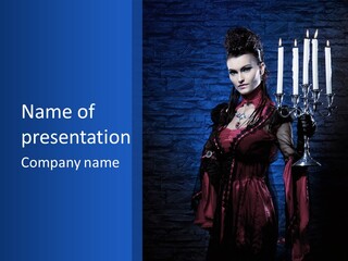 Magician Witchcraft Halloween PowerPoint Template