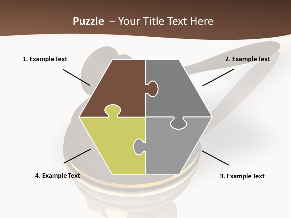 Versteigerung System Staatsanwalt PowerPoint Template