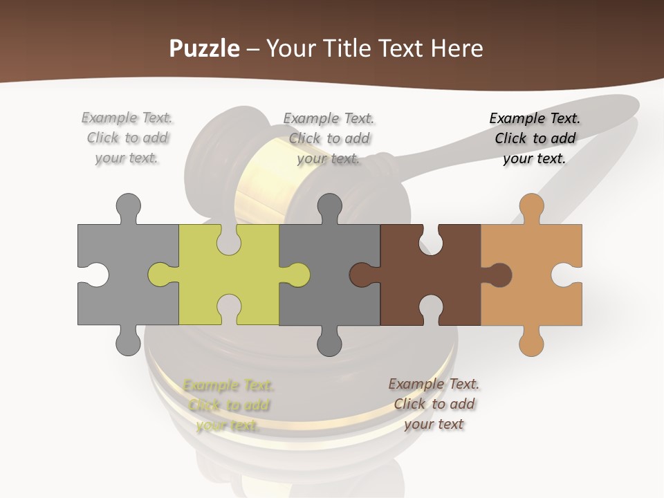 Versteigerung System Staatsanwalt PowerPoint Template
