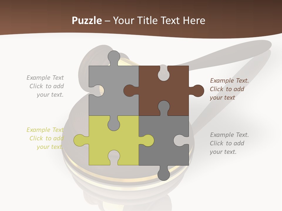 Versteigerung System Staatsanwalt PowerPoint Template