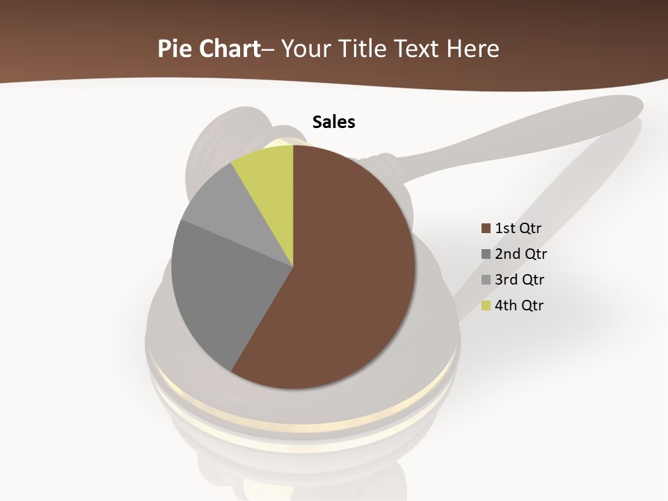 Versteigerung System Staatsanwalt PowerPoint Template