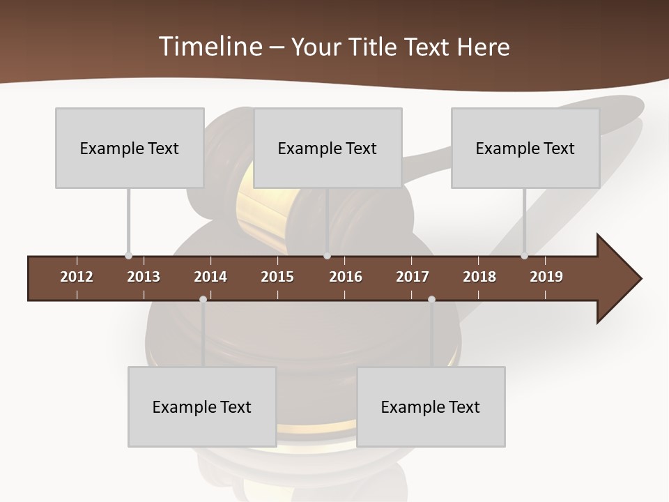 Versteigerung System Staatsanwalt PowerPoint Template