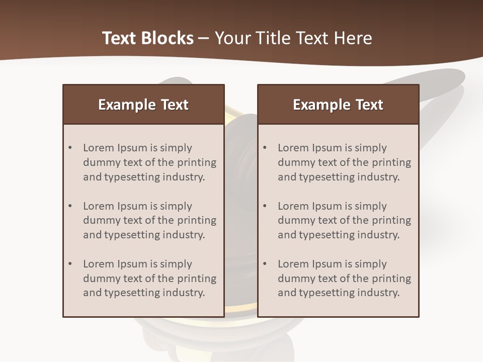 Versteigerung System Staatsanwalt PowerPoint Template