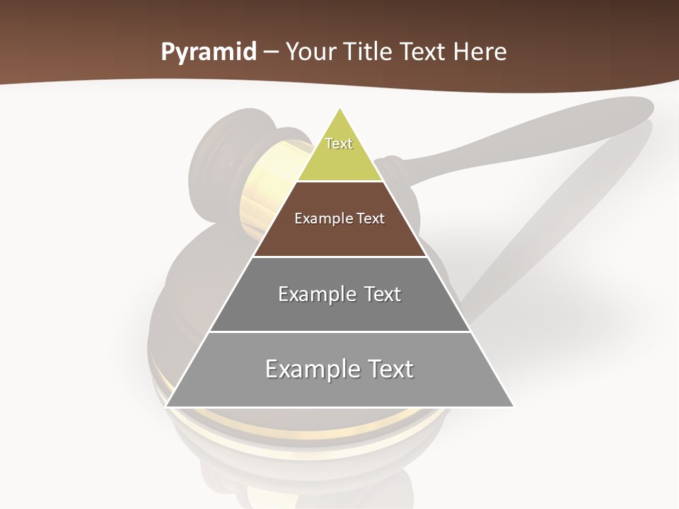 Versteigerung System Staatsanwalt PowerPoint Template