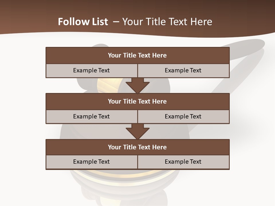 Versteigerung System Staatsanwalt PowerPoint Template