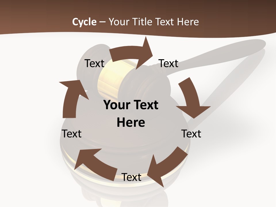Versteigerung System Staatsanwalt PowerPoint Template