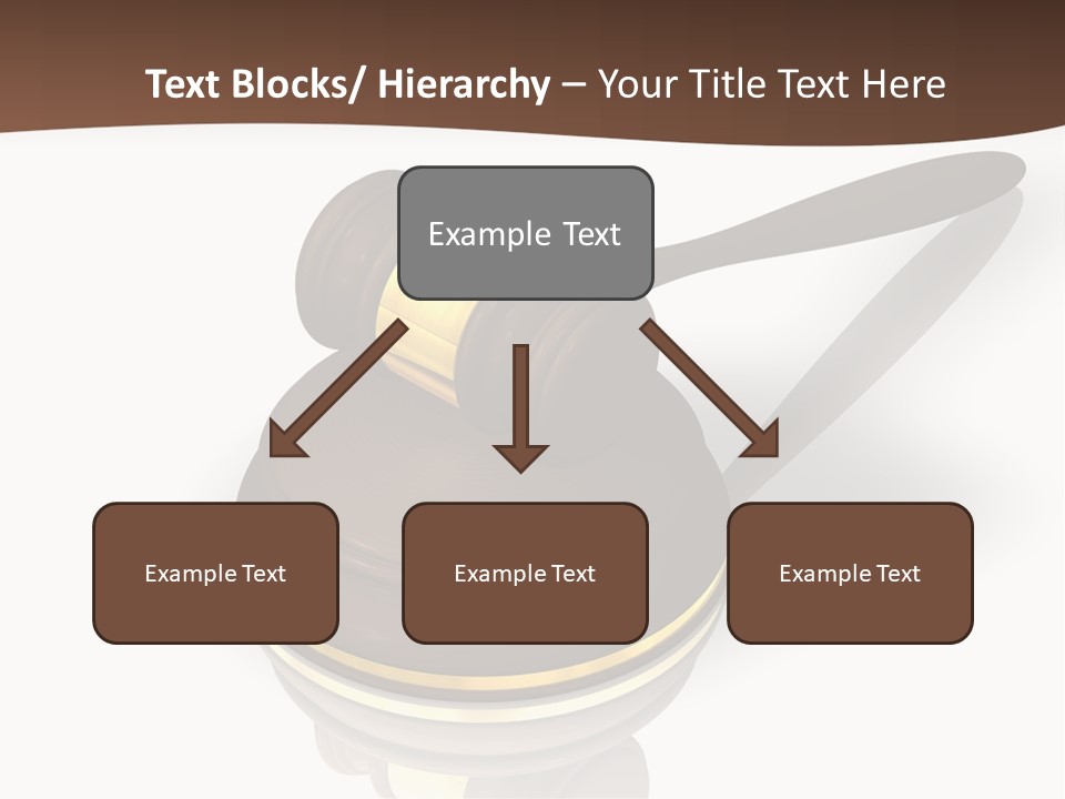 Versteigerung System Staatsanwalt PowerPoint Template