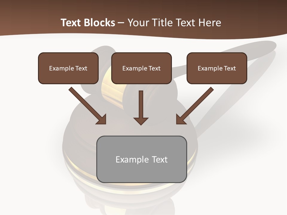 Versteigerung System Staatsanwalt PowerPoint Template