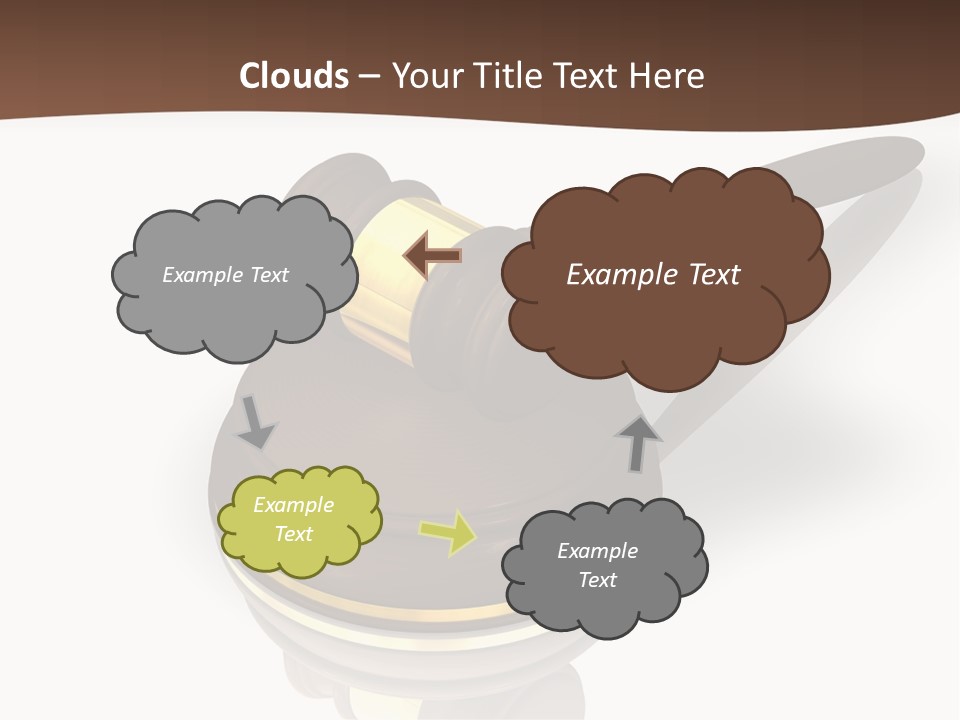 Versteigerung System Staatsanwalt PowerPoint Template