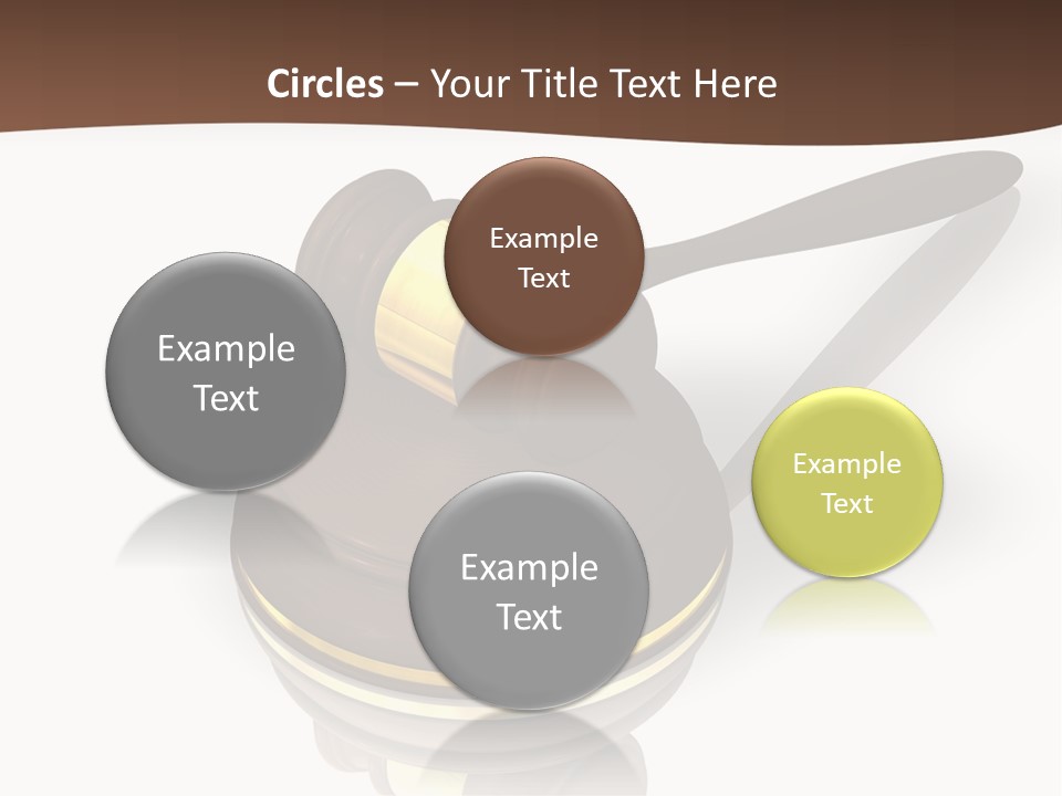 Versteigerung System Staatsanwalt PowerPoint Template