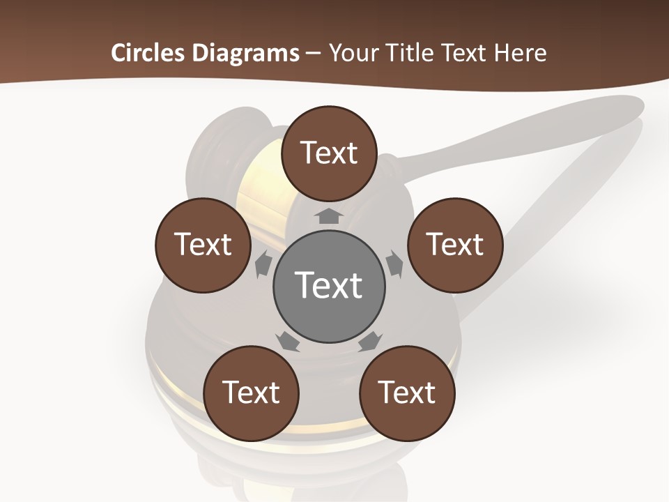 Versteigerung System Staatsanwalt PowerPoint Template