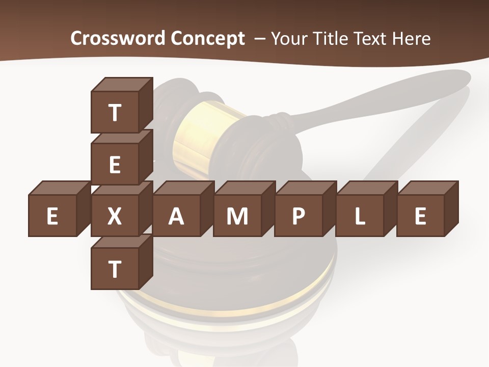 Versteigerung System Staatsanwalt PowerPoint Template