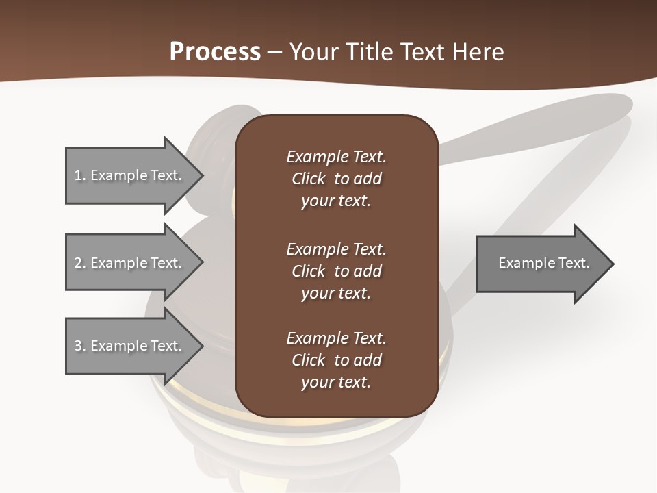 Versteigerung System Staatsanwalt PowerPoint Template