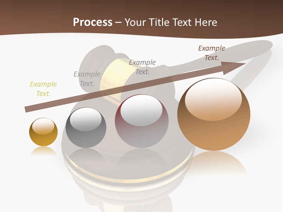 Versteigerung System Staatsanwalt PowerPoint Template