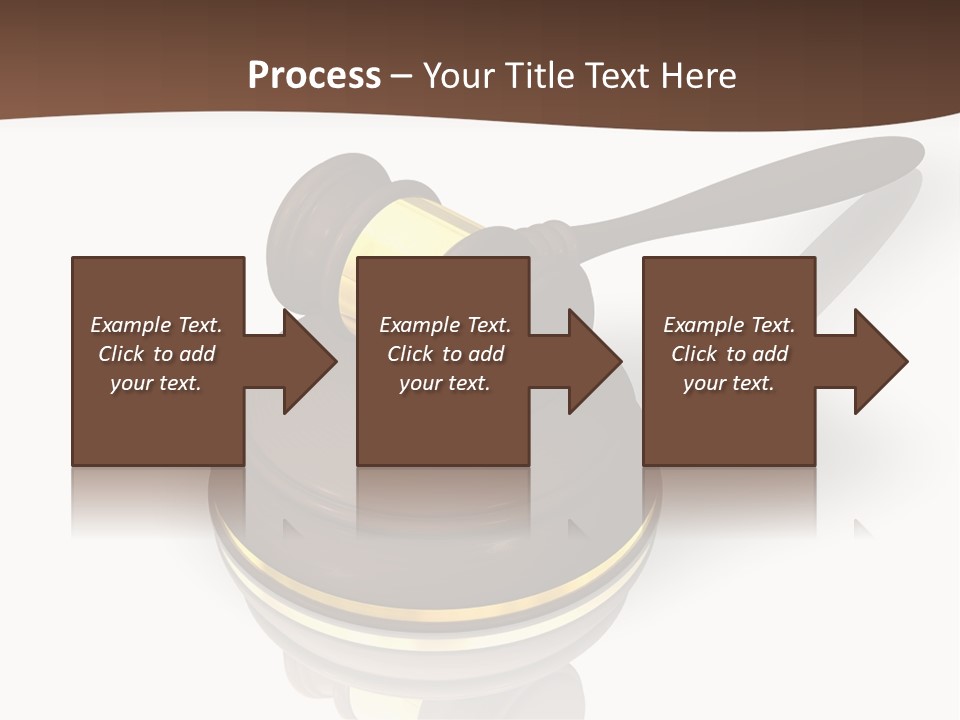 Versteigerung System Staatsanwalt PowerPoint Template