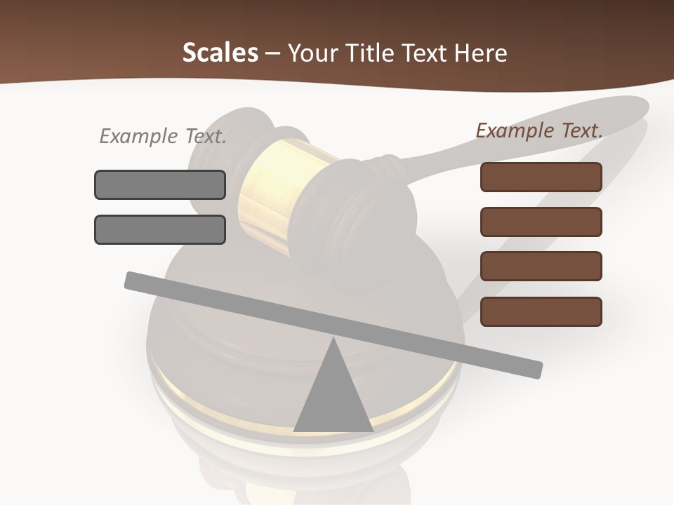 Versteigerung System Staatsanwalt PowerPoint Template