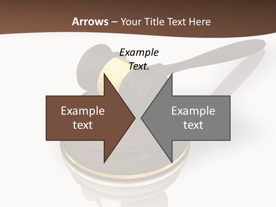 Versteigerung System Staatsanwalt PowerPoint Template