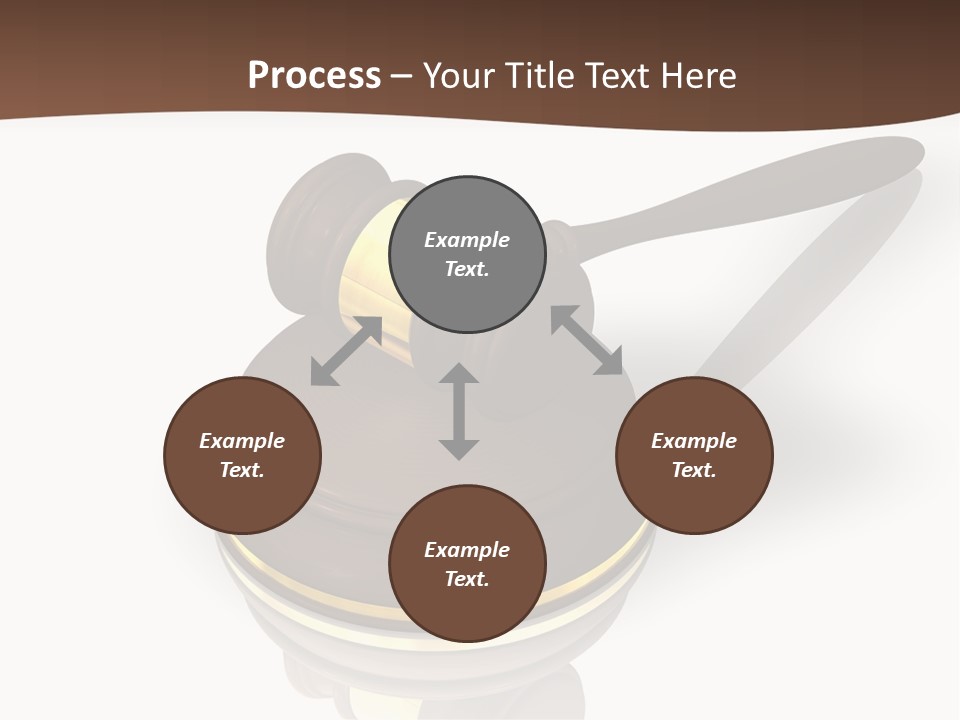 Versteigerung System Staatsanwalt PowerPoint Template