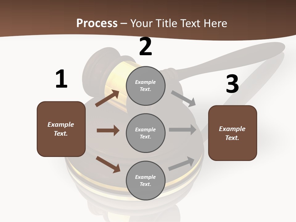 Versteigerung System Staatsanwalt PowerPoint Template