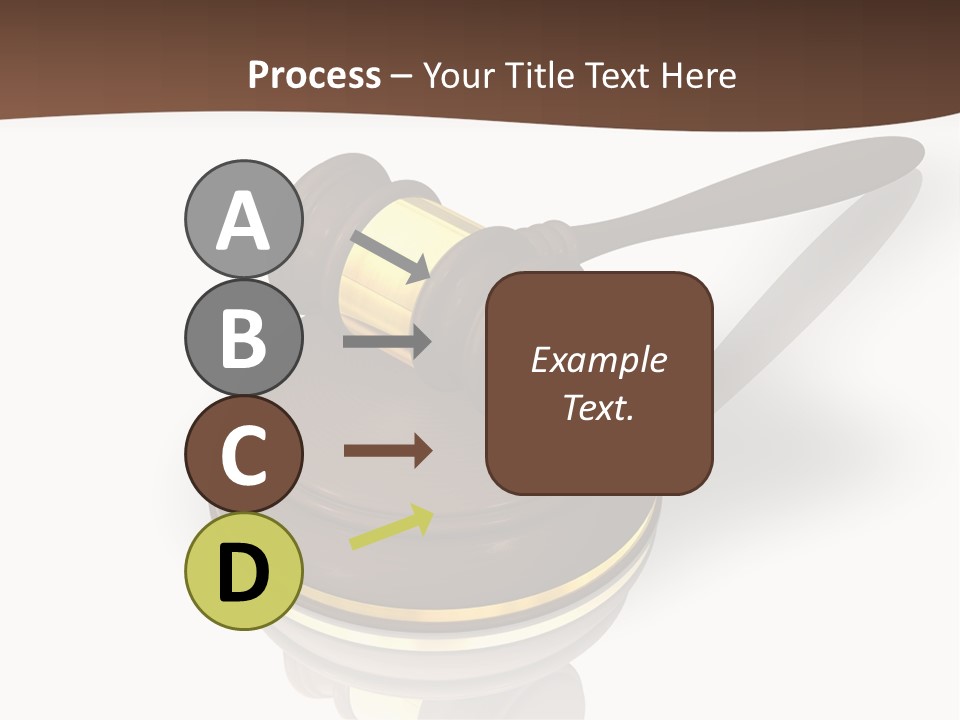 Versteigerung System Staatsanwalt PowerPoint Template
