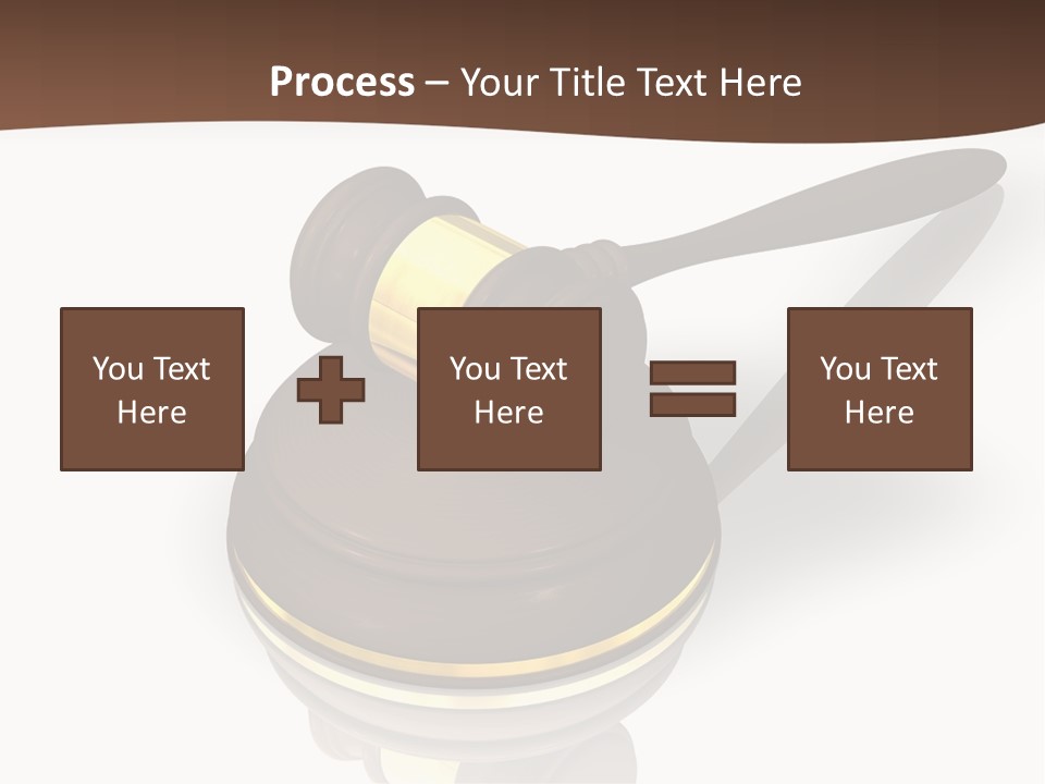 Versteigerung System Staatsanwalt PowerPoint Template