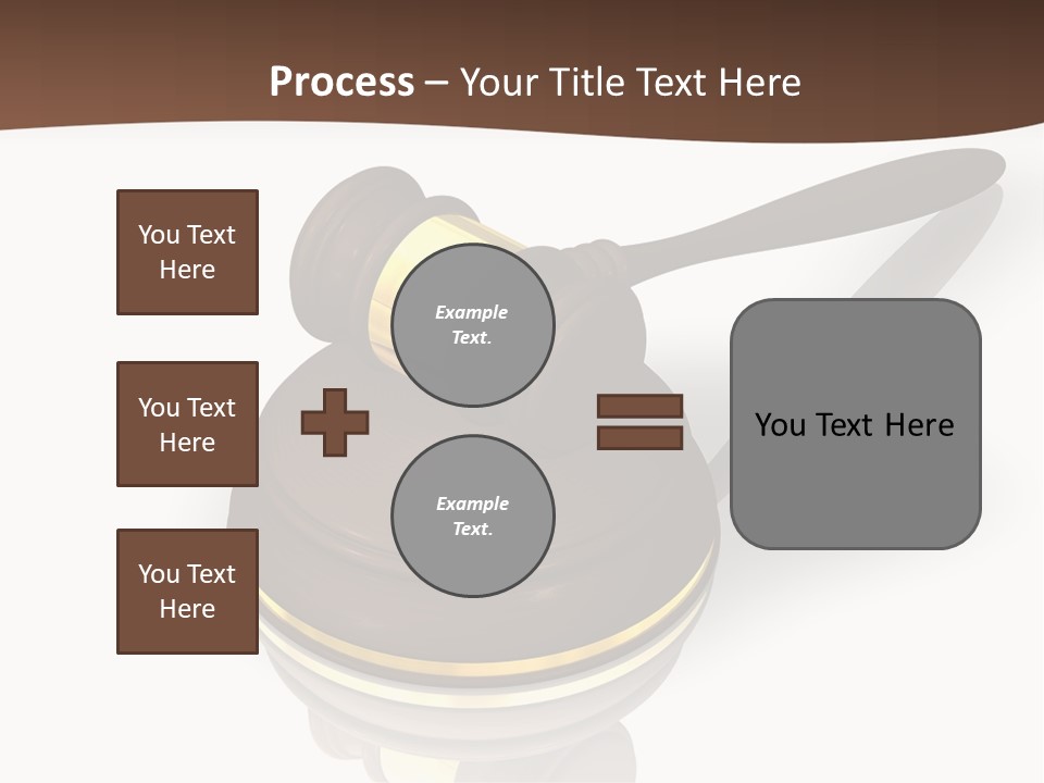 Versteigerung System Staatsanwalt PowerPoint Template