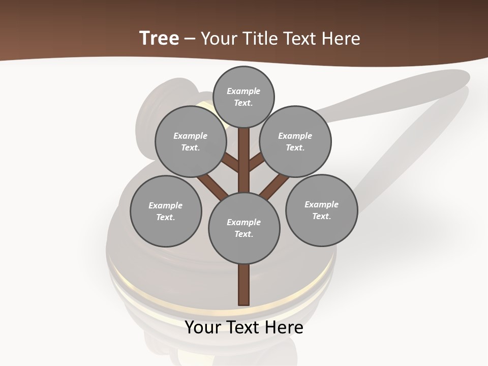 Versteigerung System Staatsanwalt PowerPoint Template