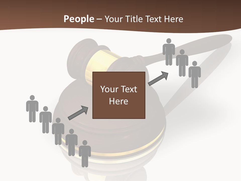 Versteigerung System Staatsanwalt PowerPoint Template