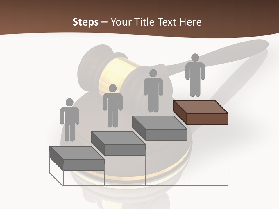 Versteigerung System Staatsanwalt PowerPoint Template