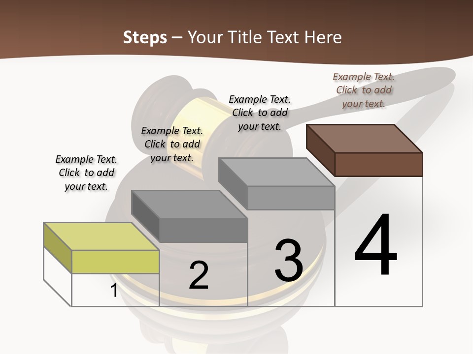 Versteigerung System Staatsanwalt PowerPoint Template