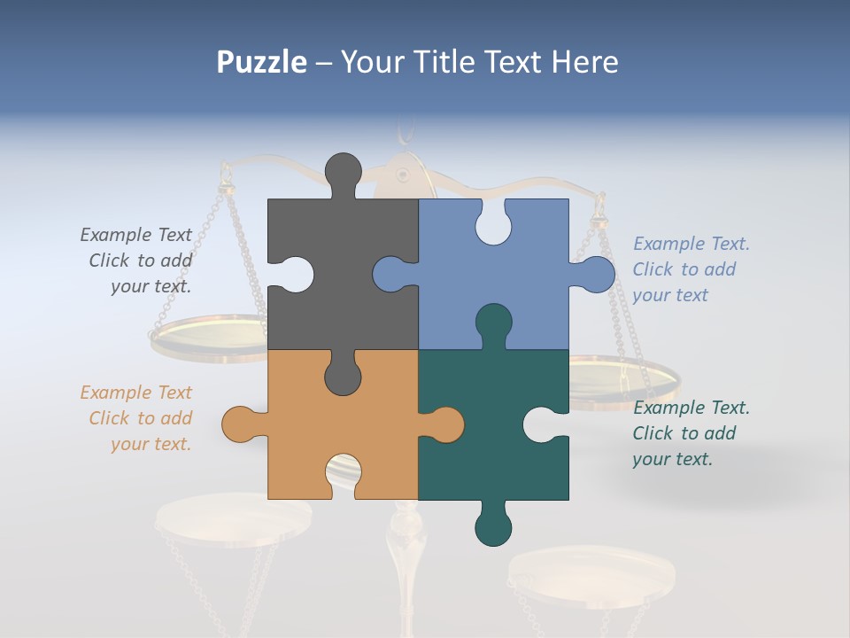 Wiegen Symbol Wert PowerPoint Template