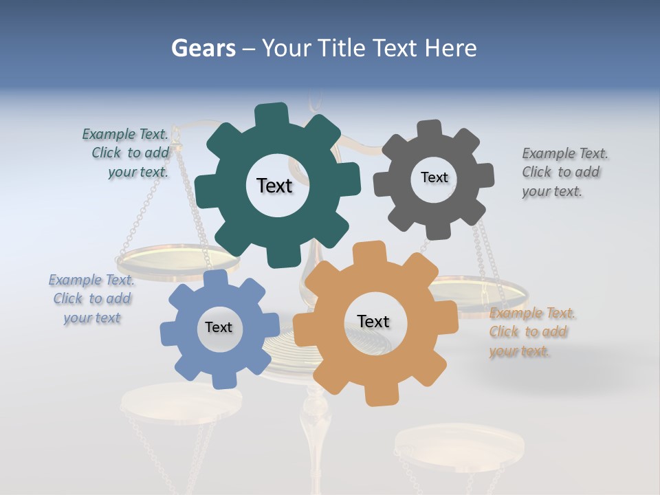 Wiegen Symbol Wert PowerPoint Template