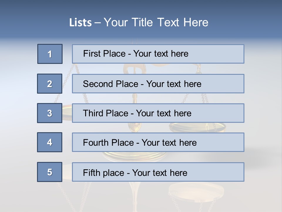 Wiegen Symbol Wert PowerPoint Template