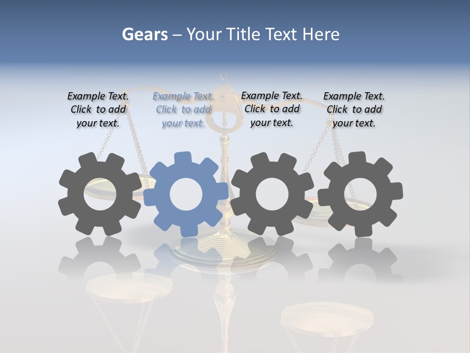 Wiegen Symbol Wert PowerPoint Template