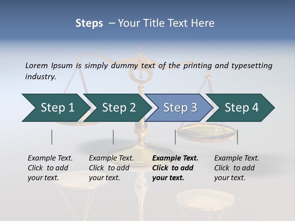 Wiegen Symbol Wert PowerPoint Template