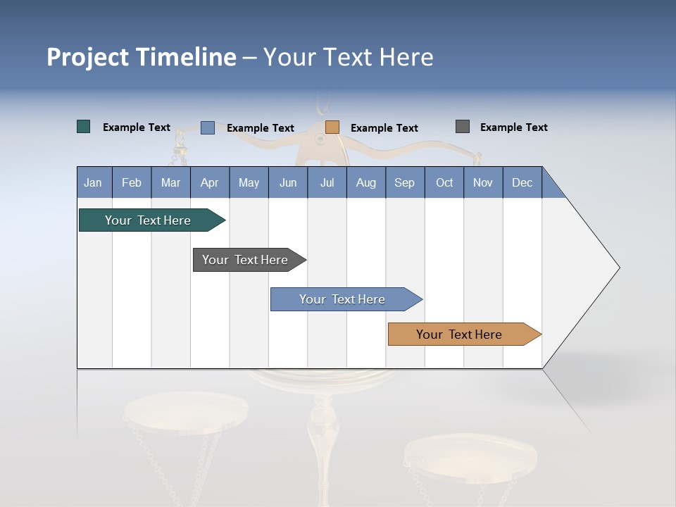 Wiegen Symbol Wert PowerPoint Template