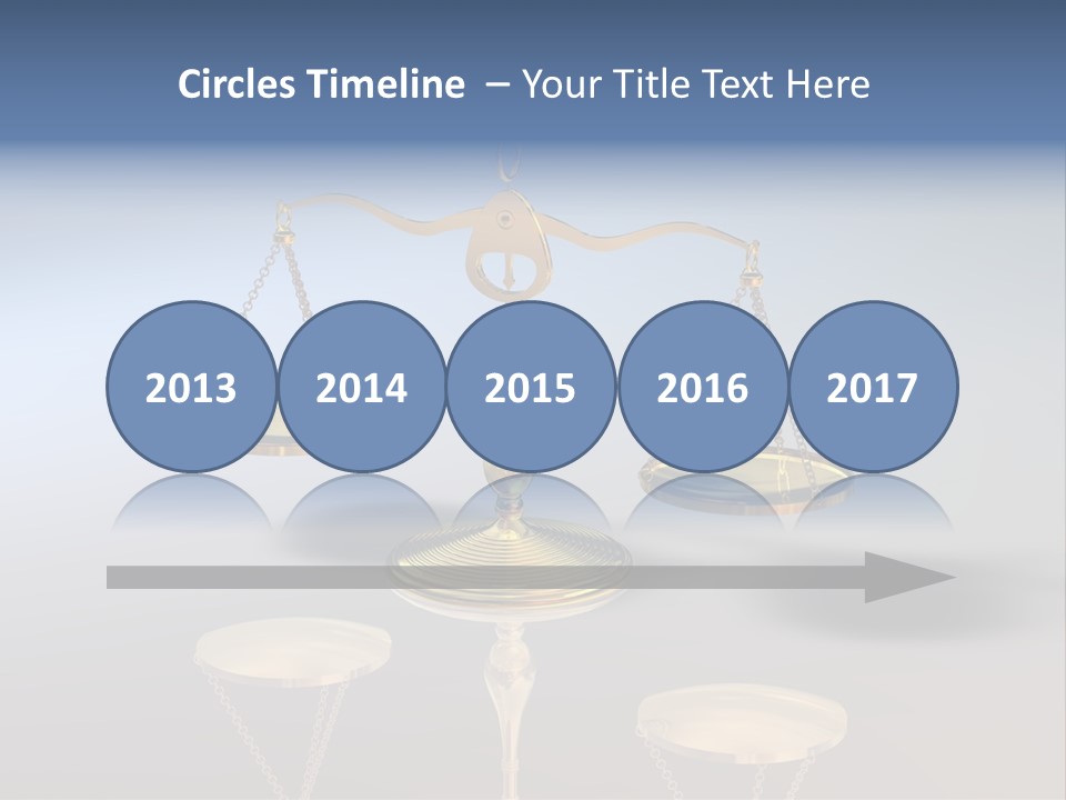 Wiegen Symbol Wert PowerPoint Template