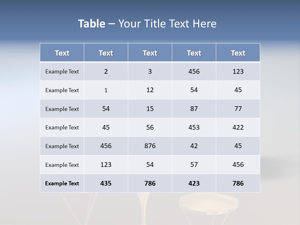 Wiegen Symbol Wert PowerPoint Template