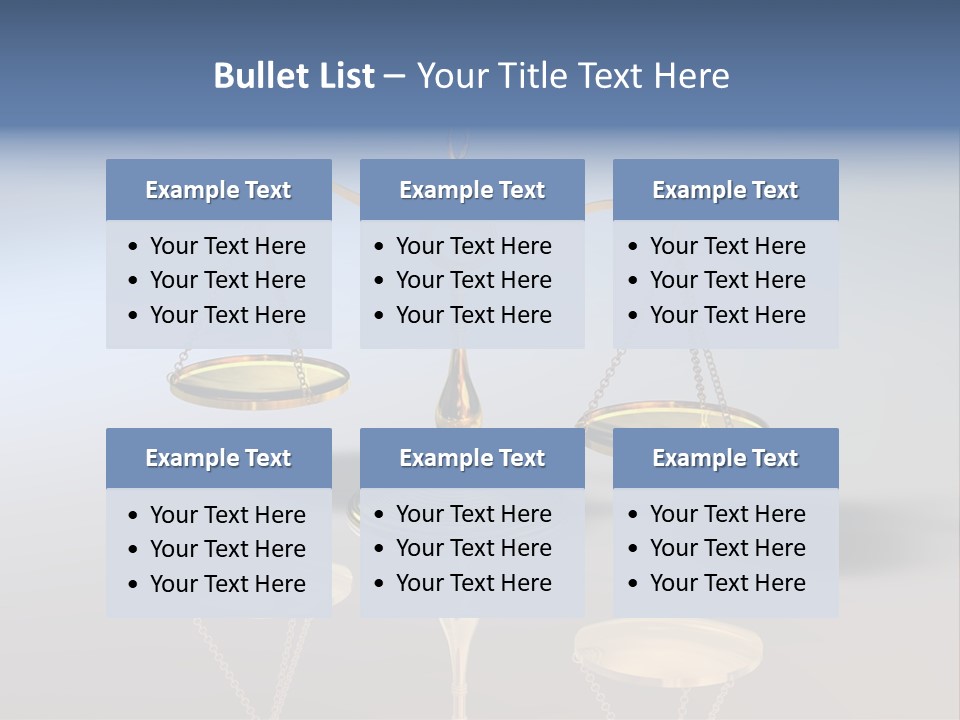Wiegen Symbol Wert PowerPoint Template