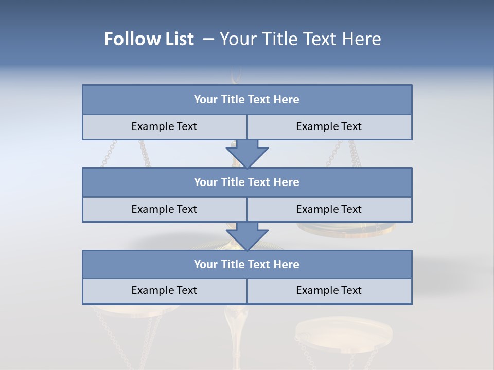 Wiegen Symbol Wert PowerPoint Template