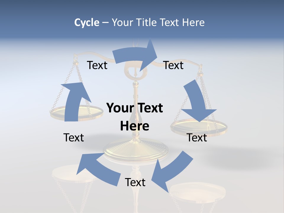 Wiegen Symbol Wert PowerPoint Template