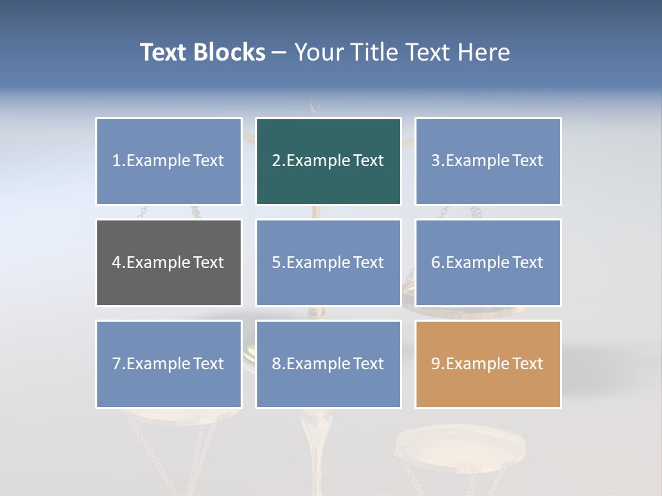Wiegen Symbol Wert PowerPoint Template
