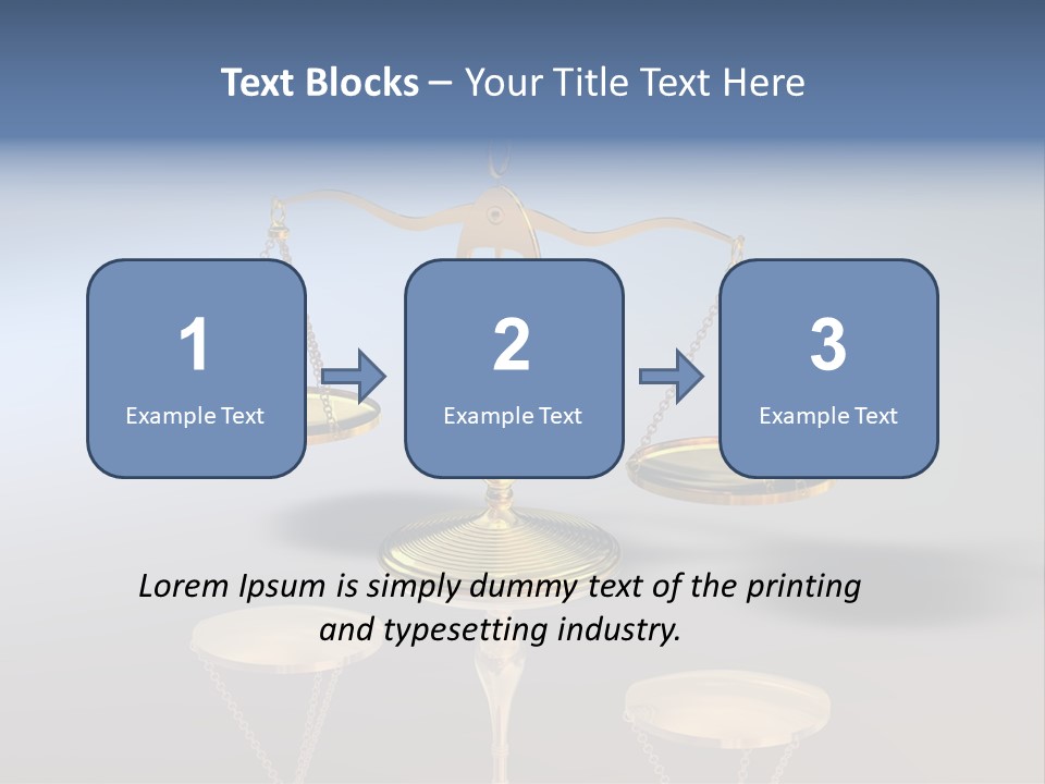 Wiegen Symbol Wert PowerPoint Template